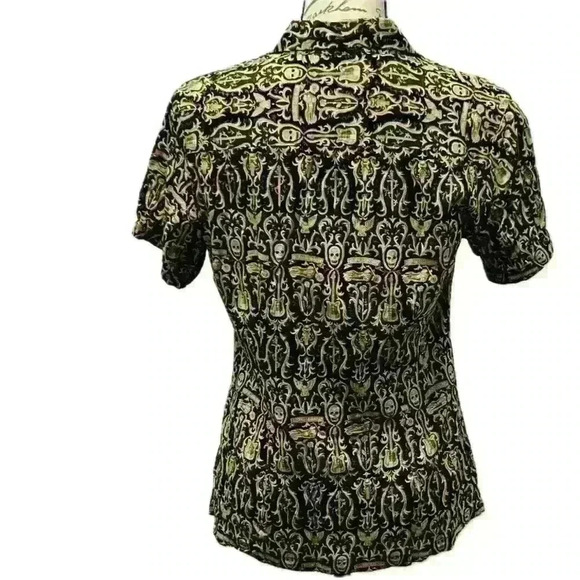 Harley Davidson Women's Short Sleeve Button Down Shirt Size Small - Picture 2 of 13